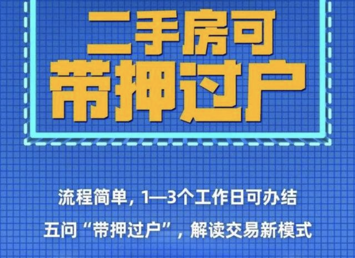 苏州“带押过户”新模式何时能够正式落地实施？